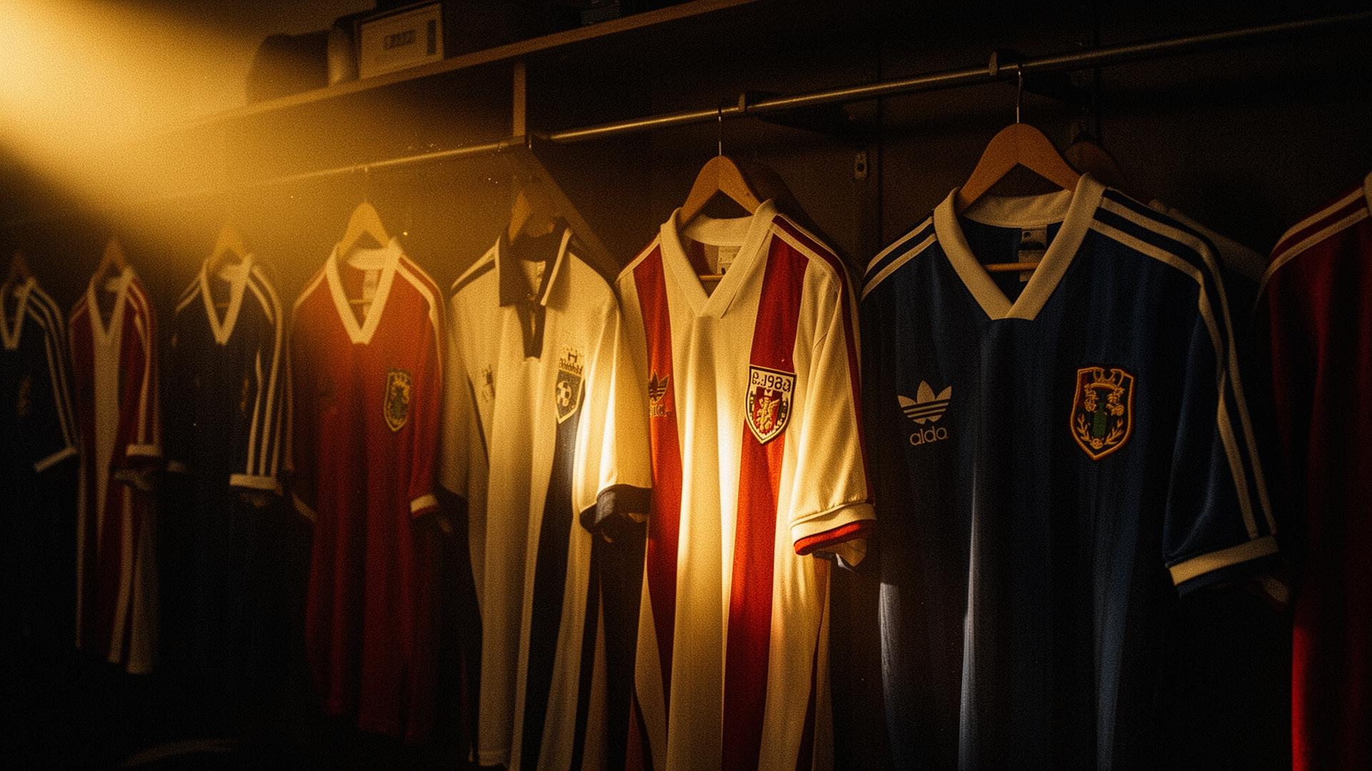 Collezione di maglie retro